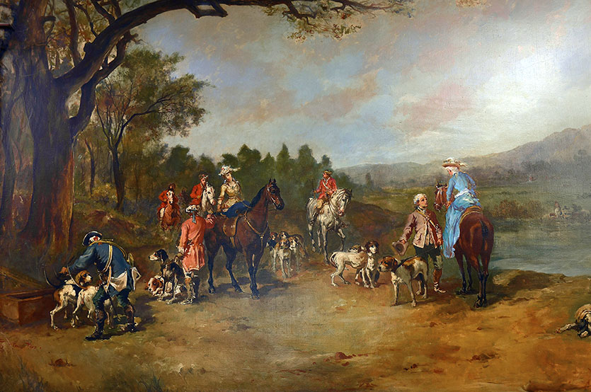 Tableau appartenant au Château de Bligny - Champagne de Bligny