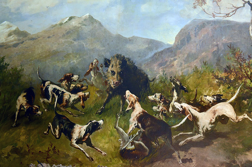 Tableau appartenant au Château de Bligny - Champagne de Bligny