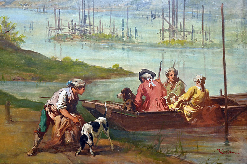 Tableau appartenant au Château de Bligny - Champagne de Bligny
