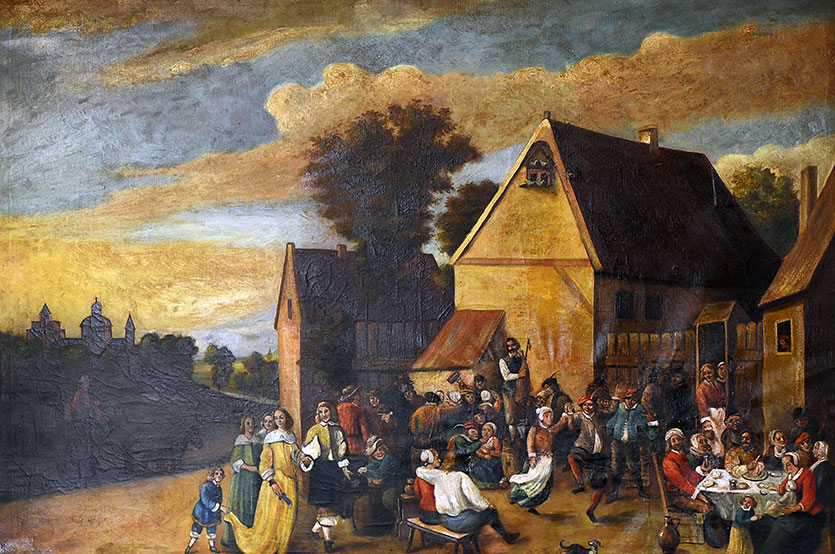 Tableau appartenant au Château de Bligny - Champagne de Bligny